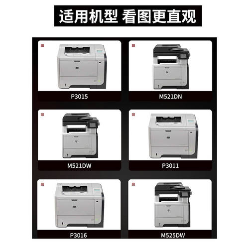 适用惠普CE255A硒鼓HP500 M525dn M521DN P3015d 3015DN硒鼓HP55A - 图0