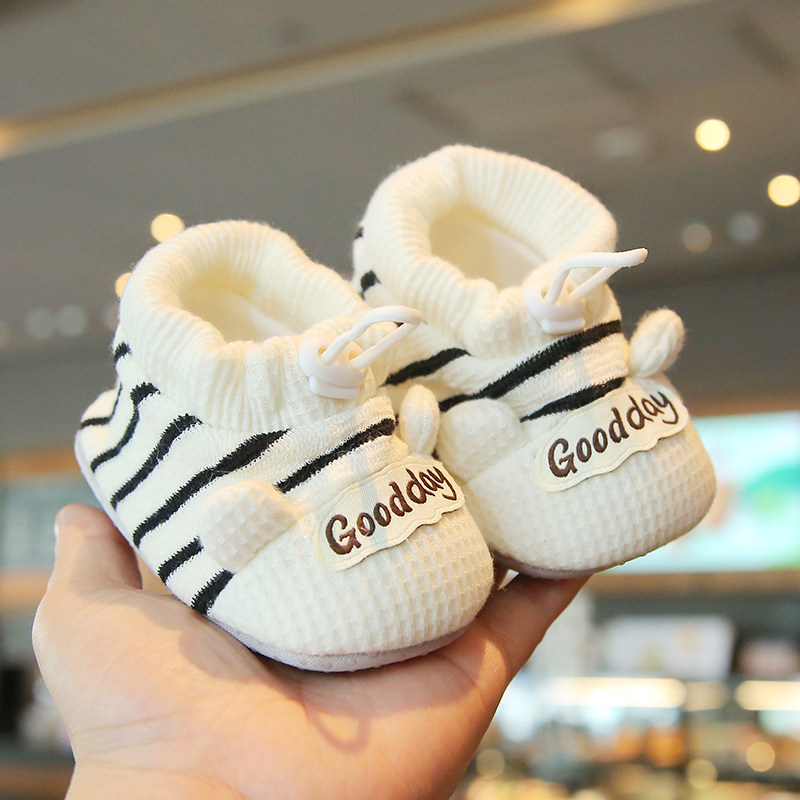 婴儿鞋春秋软底防掉洋气学步鞋宝宝外穿鞋袜防掉透气薄款0-3-12月,淘宝优惠券,粉丝福利购,淘宝优惠卷