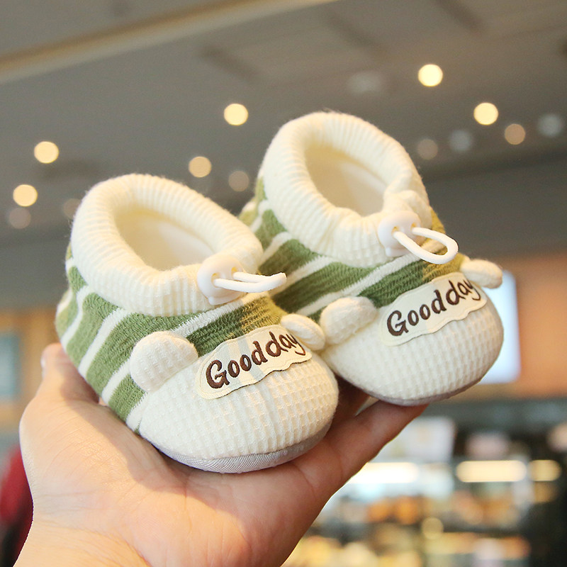 婴儿鞋春秋软底防掉洋气学步鞋宝宝外穿鞋袜防掉透气薄款0-3-12月,淘宝优惠券,粉丝福利购,淘宝优惠卷