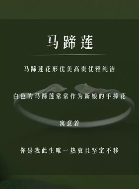 999足银古法分色马蹄莲开口手镯简约小众设计精致生日送女友礼物