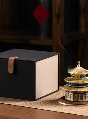 天坛盘香炉可点盘香也可当摆件