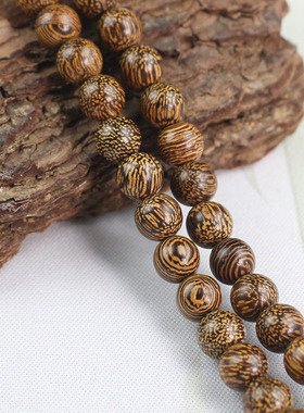 厂家批发龙须木108颗佛珠手串手链念珠8MM文玩饰品男女似白奇楠木