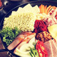 Tumbler ramen pancake hotpot with ramen