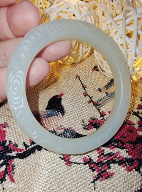 浮生新疆和田玉镯子老师亲自制作