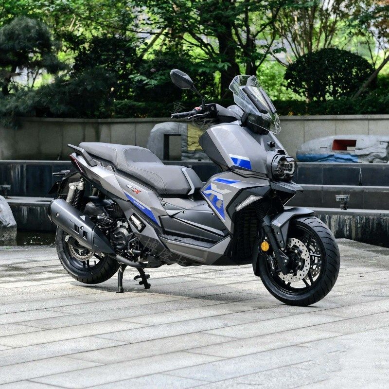 摩迪威350X大踏板燃油摩托车水冷长途车巡航车 耀眼版,淘宝优惠券,粉丝福利购,淘宝优惠卷