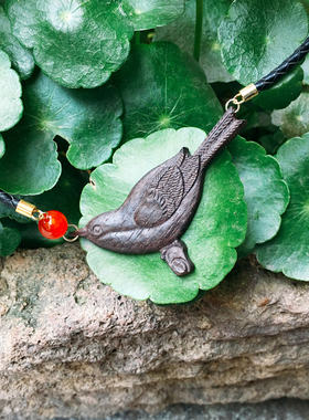 女锁骨链木质首饰颈链原创可爱俏皮动物个性时尚简约百搭喜庆项链