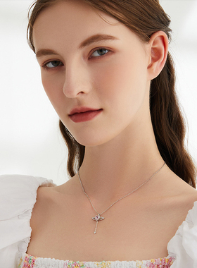 小CK丘比特之心925银项链女