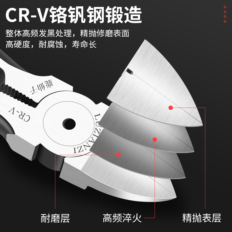 鹿仙子斜嘴钳水口钳高达模型手工如意钳迷你电子斜口剪线钳高硬度 - 图1