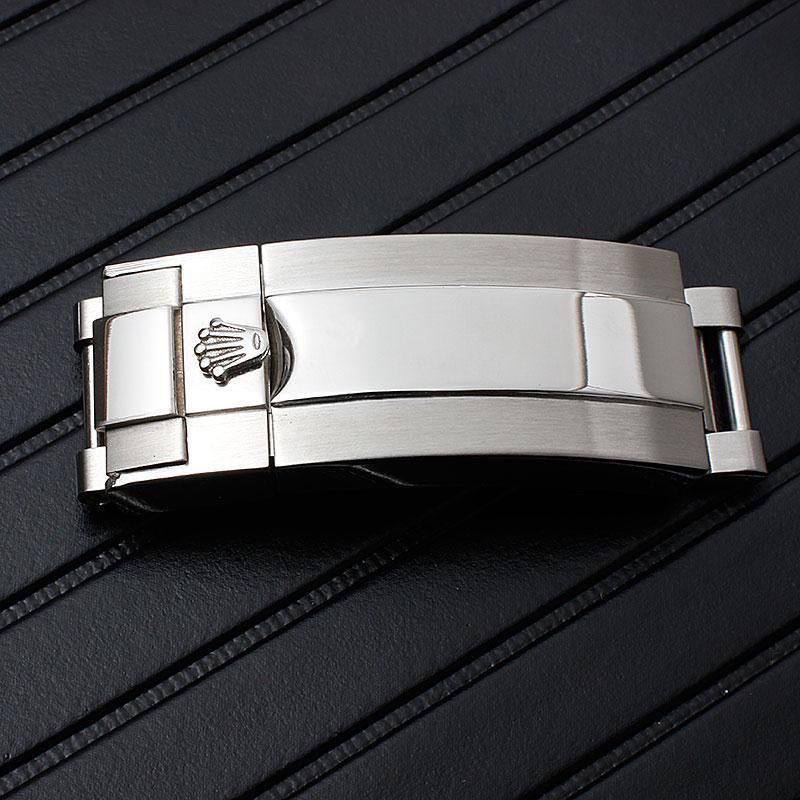 适用劳力士黑绿水鬼潜航者迪通拿游艇系列精钢折叠表带扣904L精钢,淘宝优惠券,粉丝福利购,淘宝优惠卷