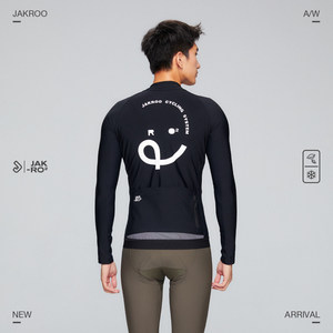 捷酷24秋冬新款ARC2.0男士抓绒长袖保暖耐寒通勤训练自行车骑行服