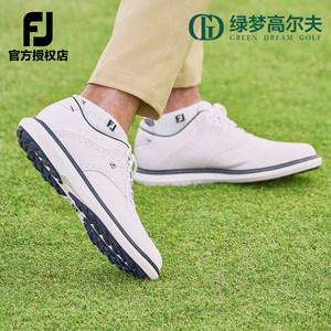 FootJoy高尔夫球鞋男士Traditions 经典时尚有钉真皮FJ轻量golf鞋