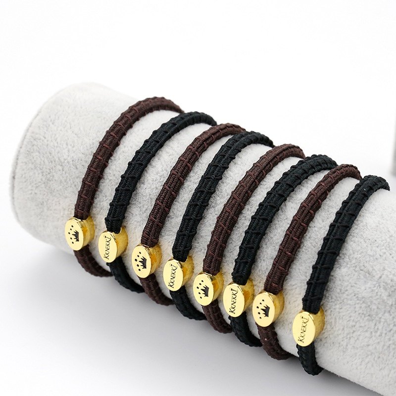 韩国kknekki 耐用打底发绳金扣款橡皮筋 发圈 弹性紧绷头绳 发饰 - 图2