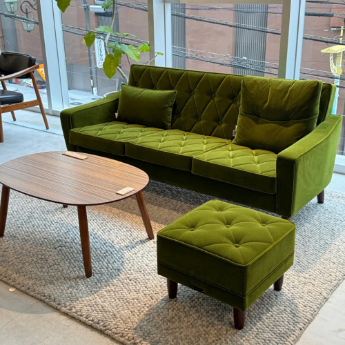 E2全球购正品|日本Karimoku lobby chair沙发椅 日式进口复古休闲 - 图0