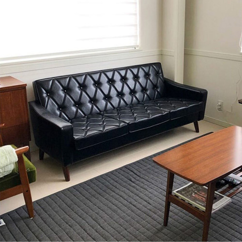 E2全球购正品|日本Karimoku lobby chair沙发椅 日式进口复古休闲 - 图1