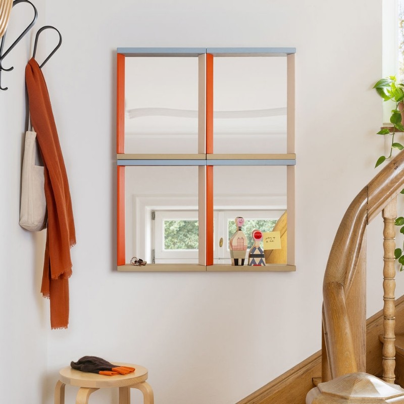 E2正品瑞士vitra Colour Frame Mirrors彩色木框镜穿衣镜子壁挂镜 - 图1