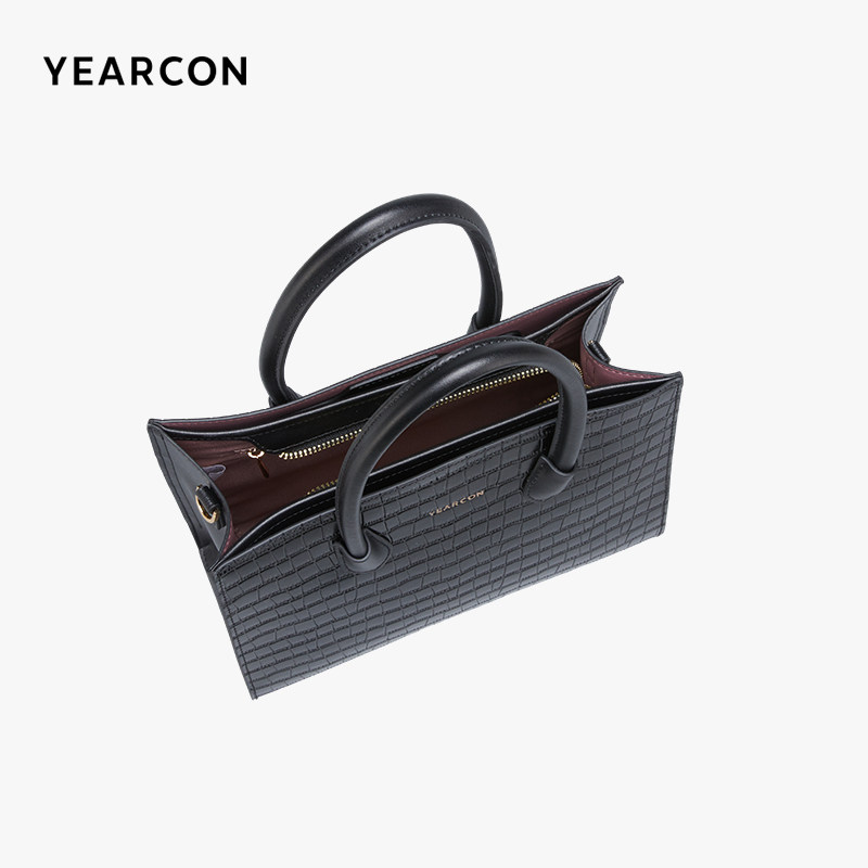 意尔康手提包2025新款女士包包牛皮质感大容量妈妈包时尚斜挎单肩,淘宝优惠券,粉丝福利购,淘宝优惠卷