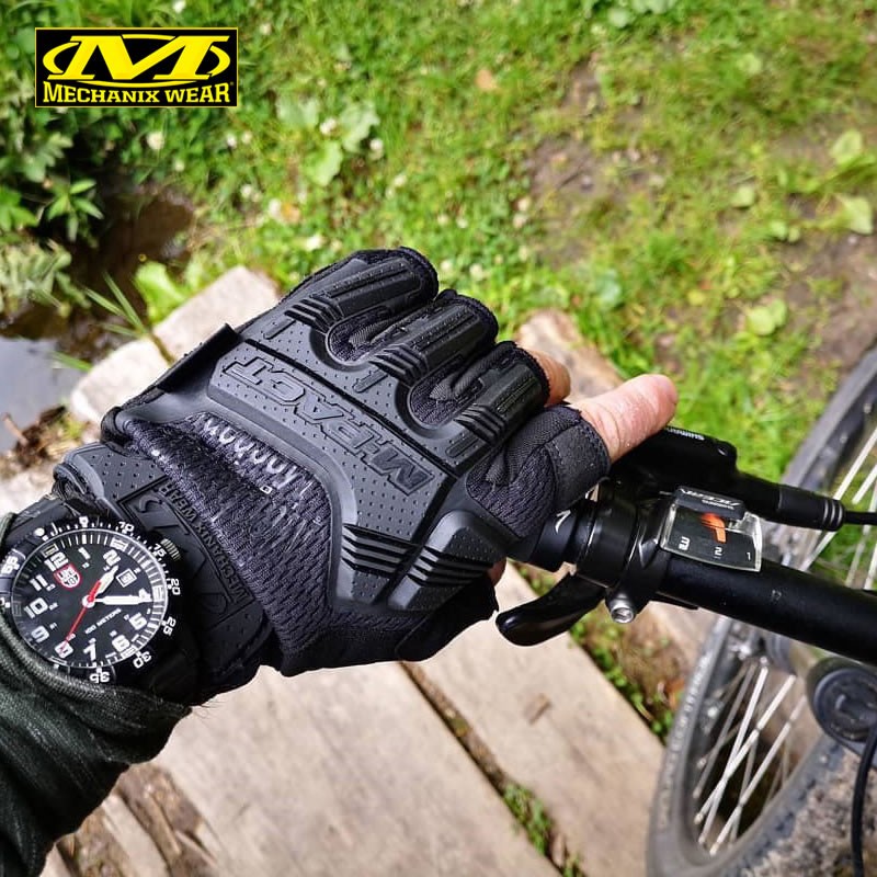 Mechanix Wear超级技师 户外半指抗冲击手套m-pact户外铠甲防护