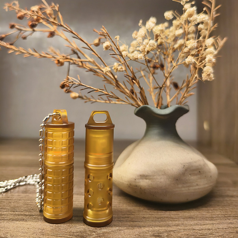 钛合金PEI香水瓶防水仓外壳化妆水分装收纳瓶罐EDC挂坠吊坠钥匙坠,淘宝优惠券,粉丝福利购,淘宝优惠卷