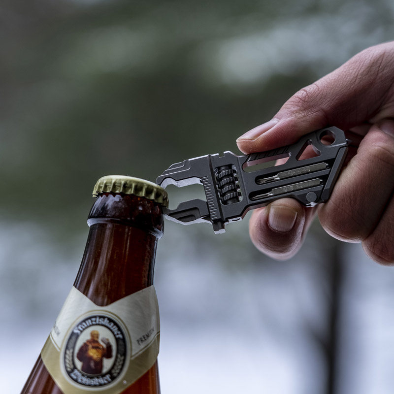 XGEDC钛合金多功能EDC扳手起子开瓶器工具批头开箱刀露营旅行配件,淘宝优惠券,粉丝福利购,淘宝优惠卷