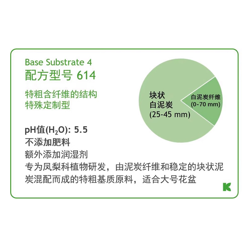 德国K牌泥炭土原装进口614块状纤维有机土花卉绿植兰花月季营养土-图3