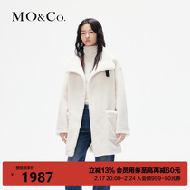 MOCO2023 Winter New products Nomadic wind leather Leather Loop Buckle Upright Collar Loose Suede Fur Coat Coat MBC4OVCT09