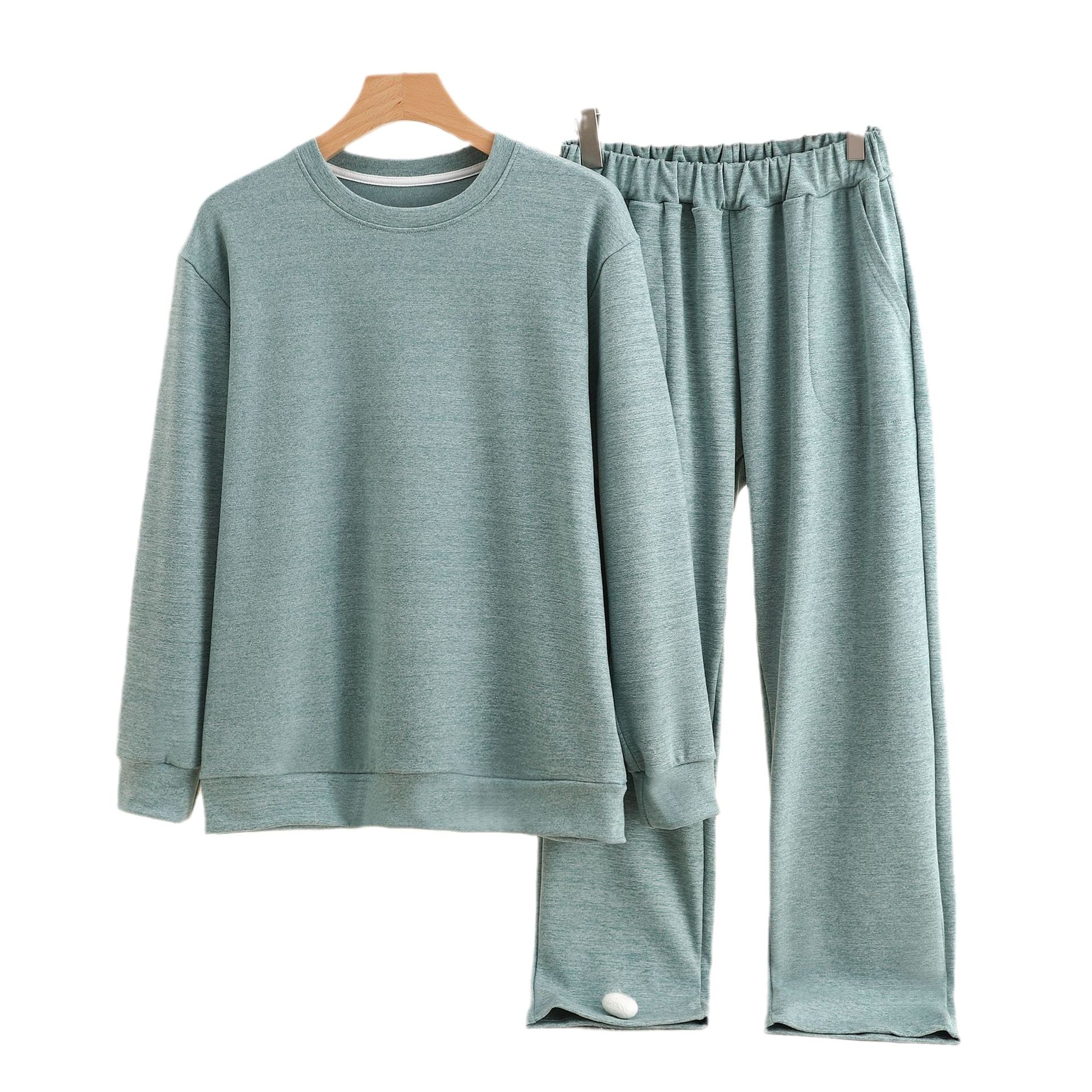 简约德绒睡衣男秋冬季磨毛加绒加厚发热保暖大码居家服外穿家居服,淘宝优惠券,粉丝福利购,淘宝优惠卷