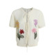 Fan Luo niche ການອອກແບບ cardigan ເຢັນແລະສະດວກສະບາຍ knitted