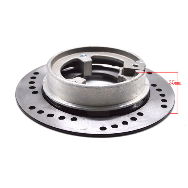 Electric vehicle accessories front fork 110 drum brake modified disc brake battery car front wheel drum brake modified hydraulic disc brake pump