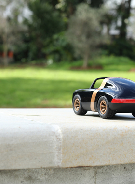 保时捷赛跑小汽车儿童摆件