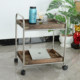Linghai floor-style living room stainless steel debris storage rack