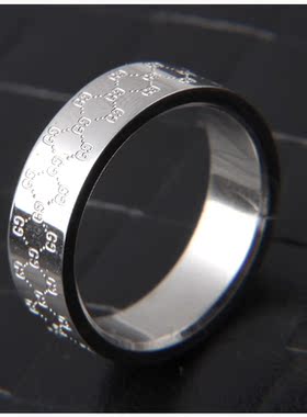 单身风十字架夸张理发师戒指环