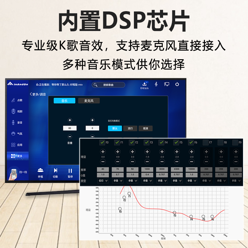 InAndOn/音王D90SMAX点歌机家用双系统触摸屏分体机家庭KTV卡拉OK-图1