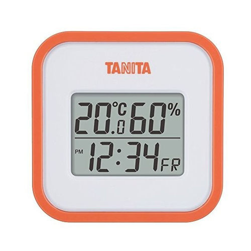 日本TANITA百利达家用温湿度计室内婴儿房立式时钟温度表TT-558-图3
