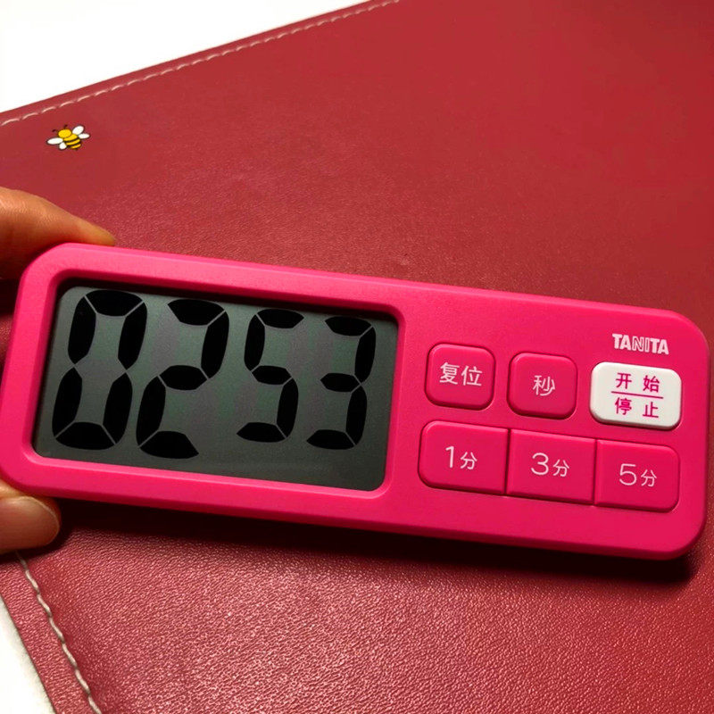 日本TANITA百利达厨房定时器计时器提醒器学生电子倒计时TD-395,淘宝优惠券,粉丝福利购,淘宝优惠卷