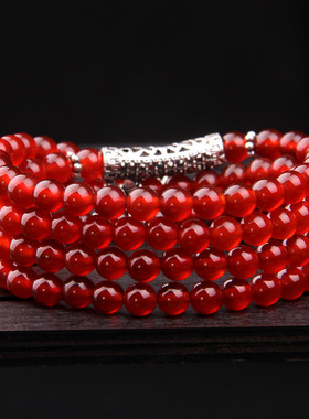 红玛瑙多层百搭民族风时尚饰品