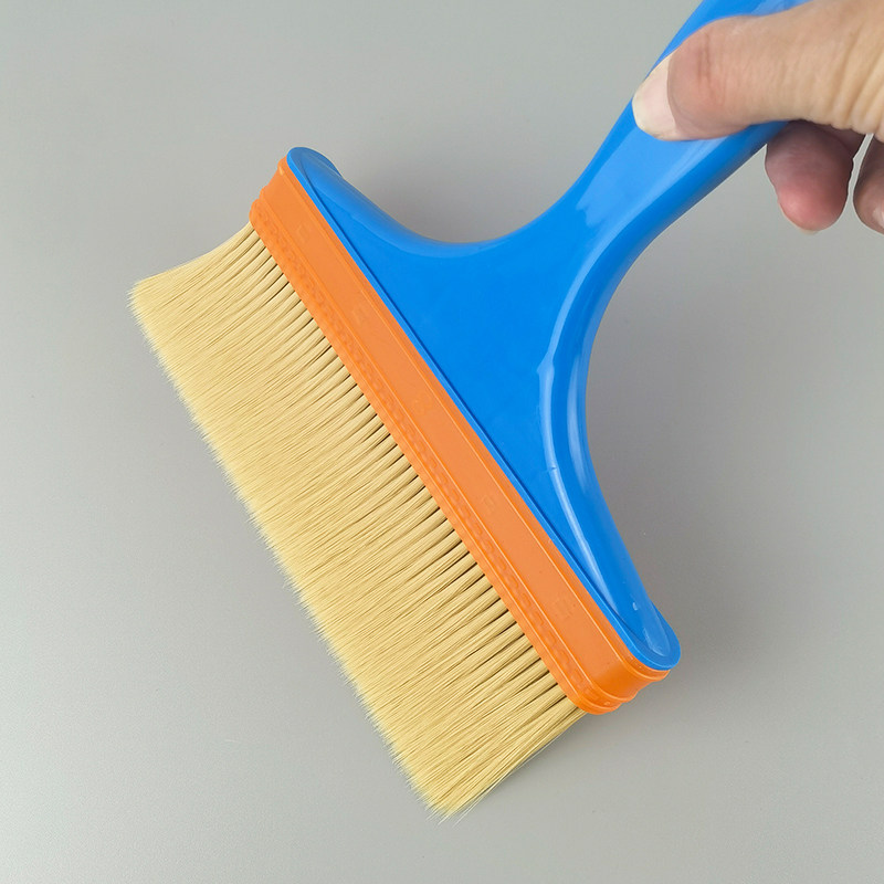 Extra large plastic bristle brush for brushing rice rolls