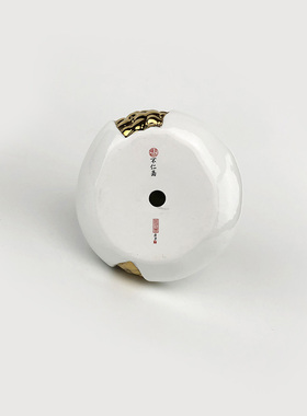 吉祥薛继业陶瓷风水花色雕塑摆件