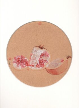 不仁斋薛继业水墨系列复制版画画卡