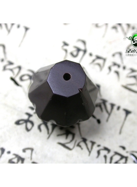实物拍照g黑色切面老琉璃不还价
