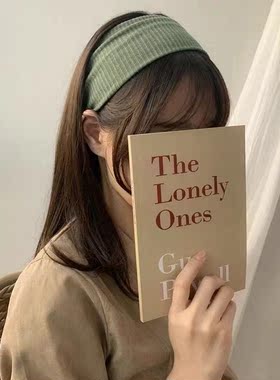 运动发带女网红酷女生街头ins毛线针织宽边春夏外出夏季薄款发箍