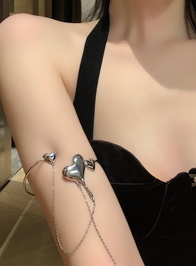 lolita臂环皮带女y2k辣妹ins机能风朋克皮质手臂带绑带jk上臂装饰