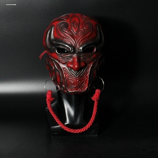 Halloween Li Xingyun Mask Bad Handsome Face Painting Jianghu Badman Yuan Tiangang Youchuan Resin Mask