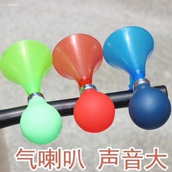 ລົດຖີບເດັກນ້ອຍ horn super loud airbag horn retro hand-pinch bell scooter bell balance car air horn