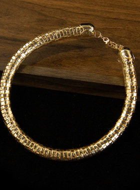 水舞D1209新娘项链新款金色可调节项圈结婚礼服个性写真配饰品