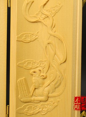 精雕工艺品黄杨木雕手工佛龛