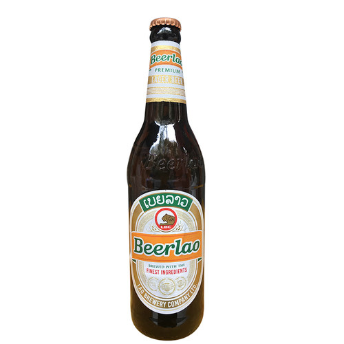 老挝黄啤酒Beerlao半打640ml*6瓶 - 图0