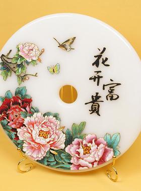 家居办公室纯天然玉石装饰摆设