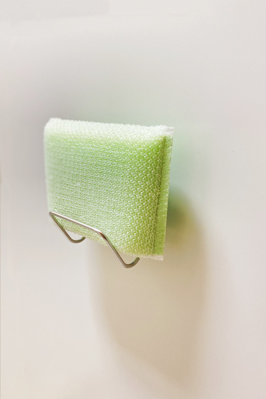 日本CAINZ海绵304不锈钢置物架免打孔带吸盘抹布收纳架沥水挂壁墙,淘宝优惠券,粉丝福利购,淘宝优惠卷