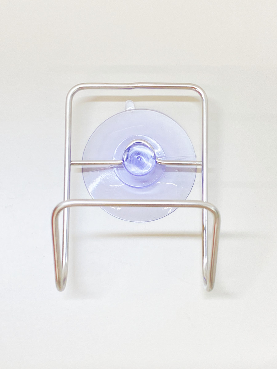 日本CAINZ海绵304不锈钢置物架免打孔带吸盘抹布收纳架沥水挂壁墙,淘宝优惠券,粉丝福利购,淘宝优惠卷