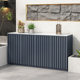 Outdoor all-aluminum alloy grille storage cabinet waterproof sun protection courtyard garden balcony storage cabinet outdoor operation table